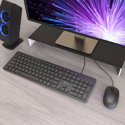 J5create Full-Size Desktop Keyboard and Mouse (Combo) - JIKMU115