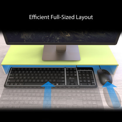 J5create Full-Size Desktop Keyboard and Mouse (Combo) - JIKMU115
