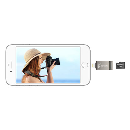 J5create MicroSD Card Reader - JLMSD3