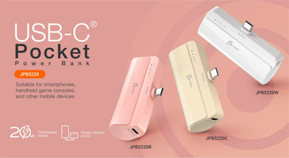 J5create USB-C Pocket Power Bank - JPB5220