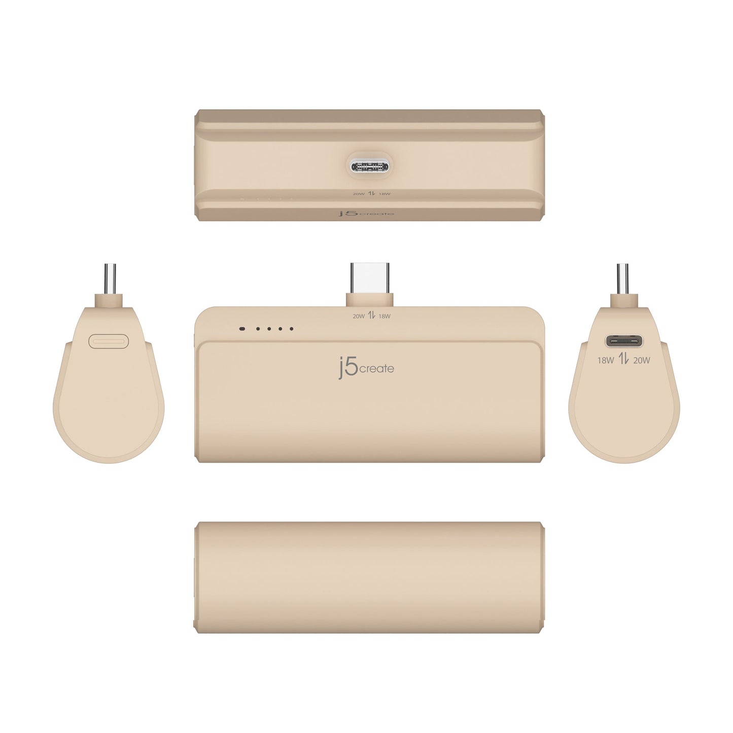 J5create USB-C Pocket Power Bank - JPB5220