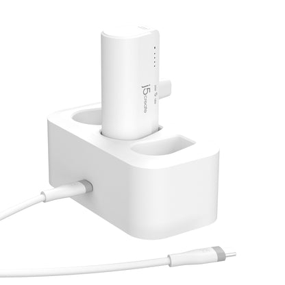 J5create USB-C Pocket Power Bank with Charging Station - JPB5220S1A
