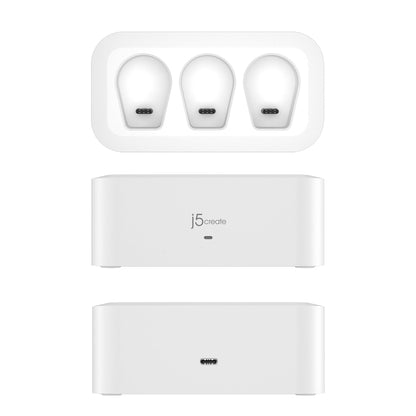 J5create USB-C Pocket Power Bank with Charging Station - JPB5220S1A