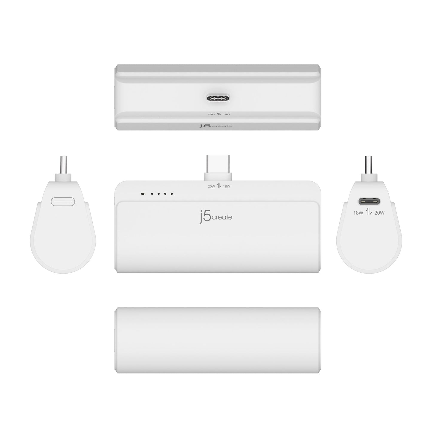 J5create USB-C Pocket Power Bank - JPB5220