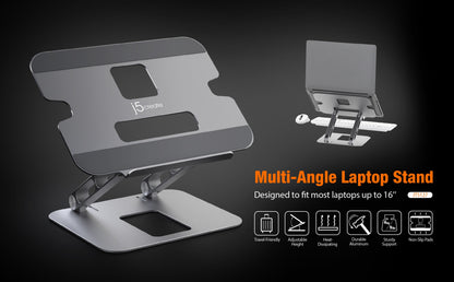 J5create Multi-Angle Laptop Stand - JTS127