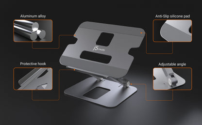 J5create Multi-Angle Laptop Stand - JTS127