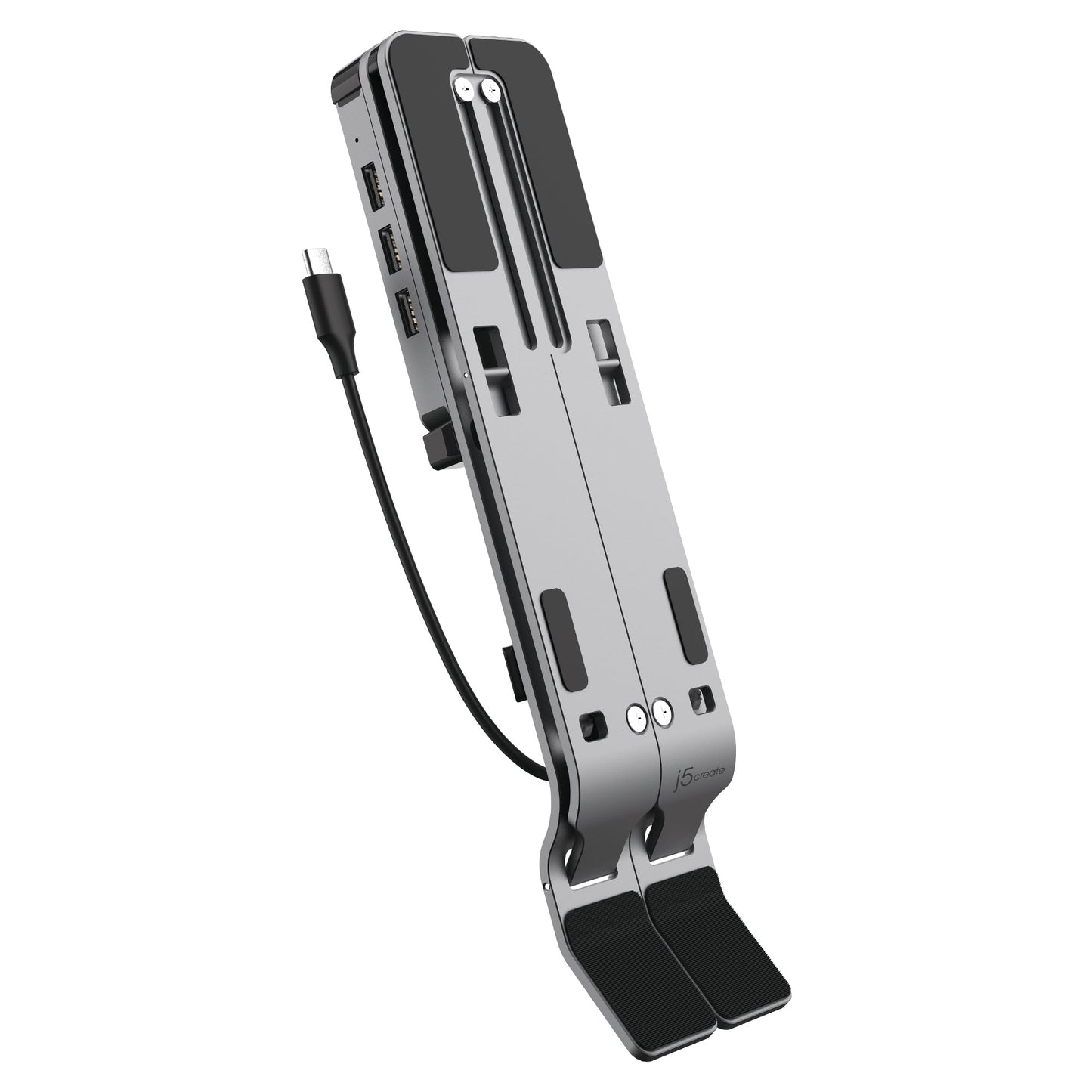 J5create Laptop Stand with USB 4-Port Hub - JTS223