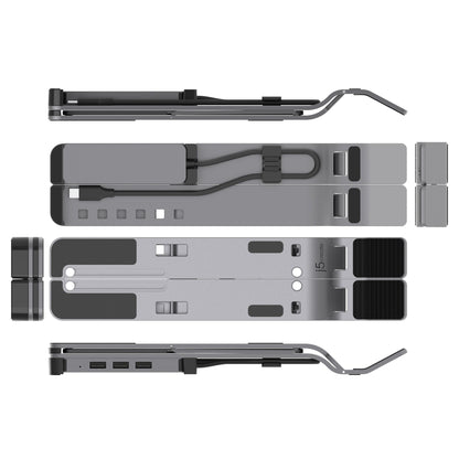 J5create Laptop Stand with USB 4-Port Hub - JTS223