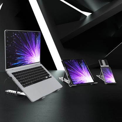 J5create Laptop Stand with USB 4-Port Hub - JTS223
