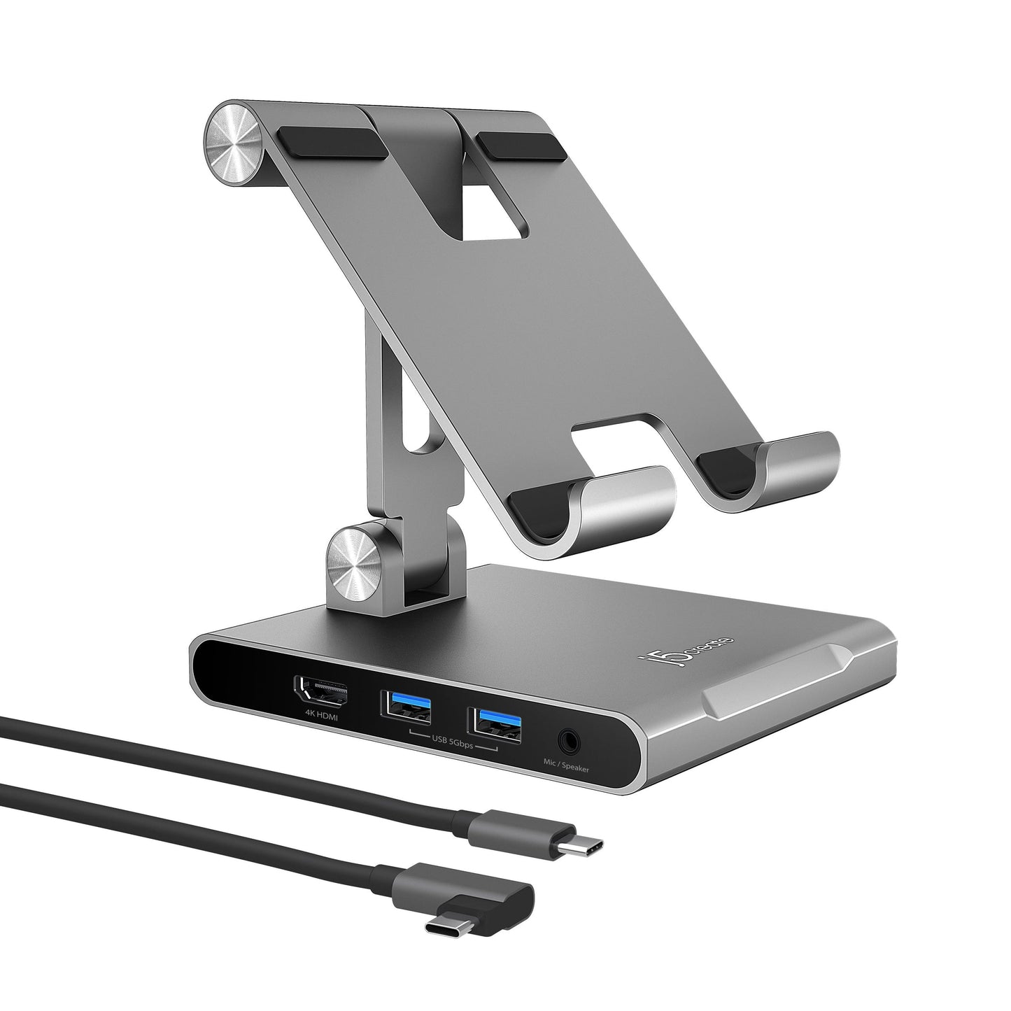 J5create Multi-Angle Stand with Docking Station for iPad Pro - JTS224