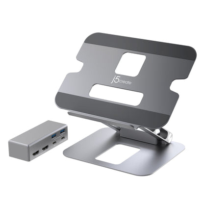 J5create Multi-Angle Dual HDMI Laptop Stand - JTS426