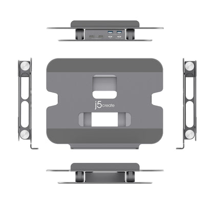 J5create Multi-Angle Dual HDMI Laptop Stand - JTS426