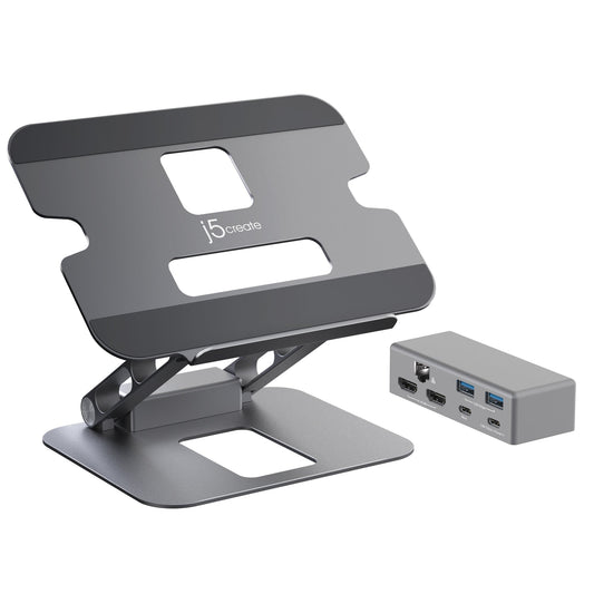 J5create Multi-Angle Dual HDMI Docking Stand - JTS427
