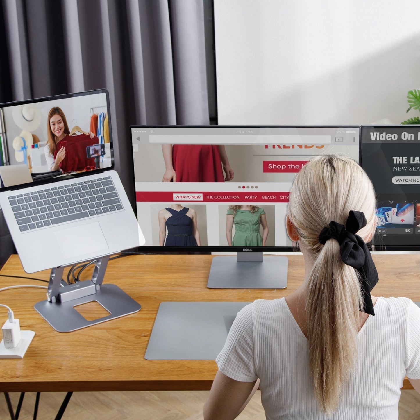 J5create Multi-Angle Dual HDMI Docking Stand - JTS427