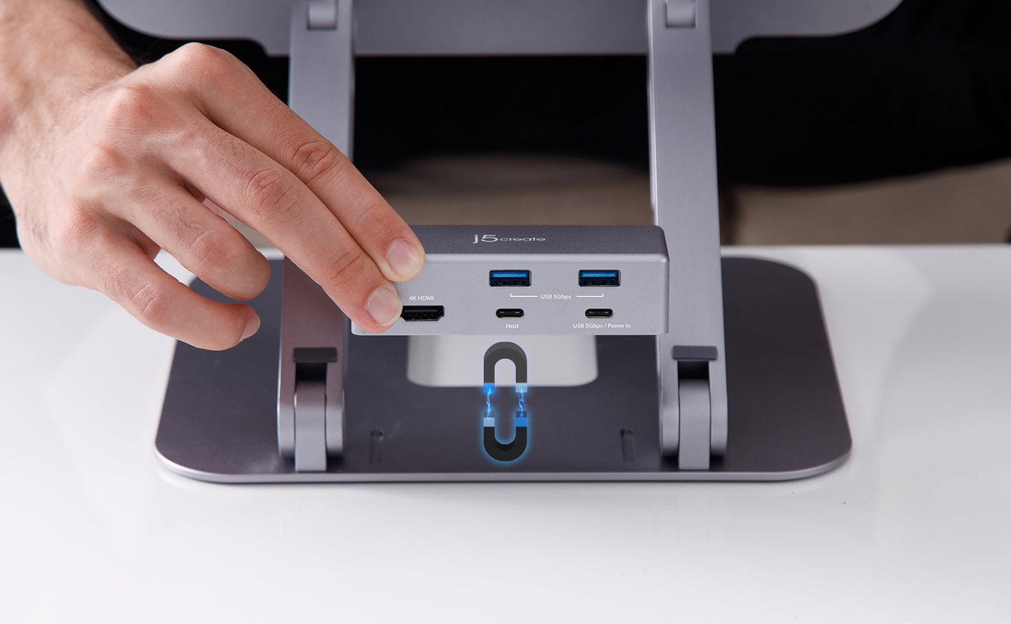 J5create Multi-Angle Dual HDMI Docking Stand - JTS427
