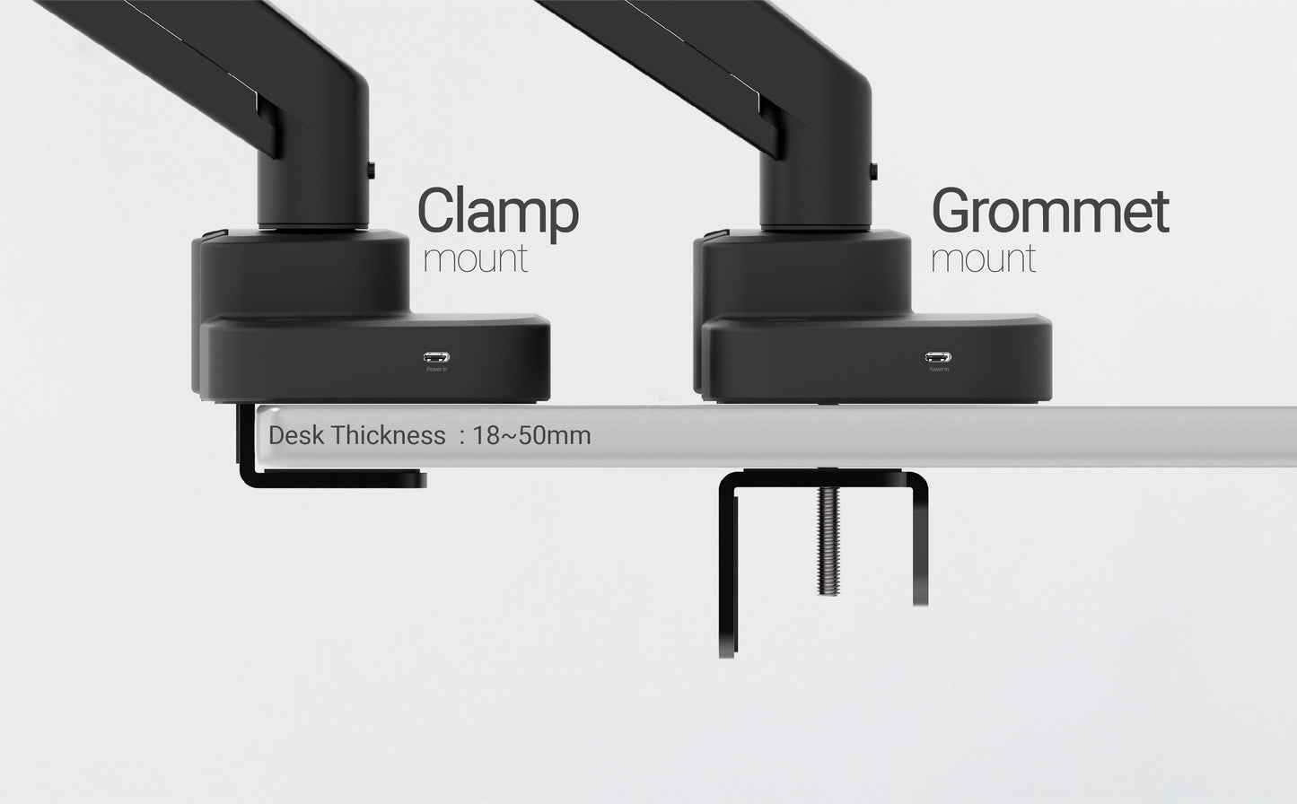 J5create Ergonomic Dual-Monitor Mount with Docking Station - JTSA302