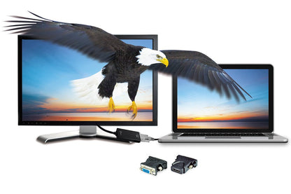 J5create USB 3.0 DVI Display Adapter with VGA and HDMI Adapters - JUA330U