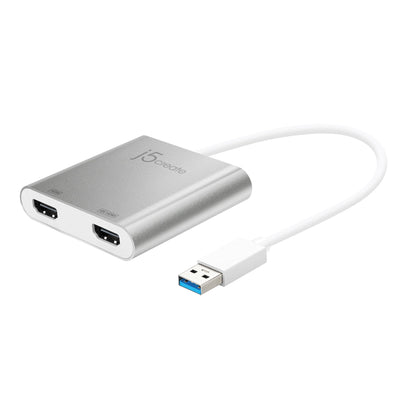 J5create USB 3.0 to Dual HDMI Multi-Monitor Adapter - JUA365