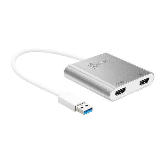 J5create USB 3.0 to Dual HDMI Multi-Monitor Adapter - JUA365