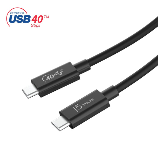 J5create Full-Featured USB-C Cable (USB4 Gen 3) - JUC28L08