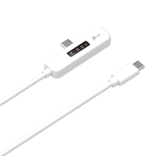 J5create USB-C Dynamic Power Meter Charging Cable - JUCP15
