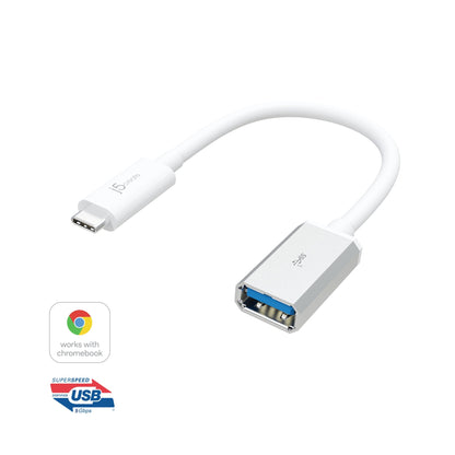 J5create USB-C 3.1 to Type-A Adapter - JUCX05
