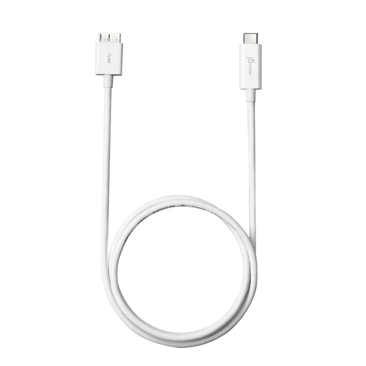 J5create USB Type-C 3.1 To USB 3.0 Micro-B Cable - JUCX07