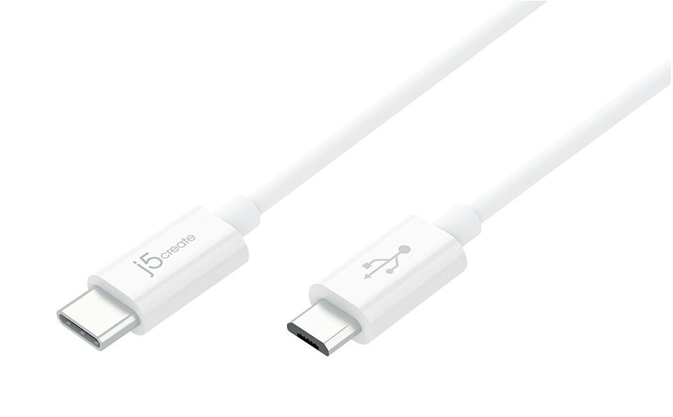 J5create USB Type-C 2.0 to Micro-B Cable - JUCX09