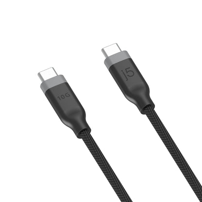 J5create USB-C 3-in-1 Charge and Data Cable - JUCX19L12B