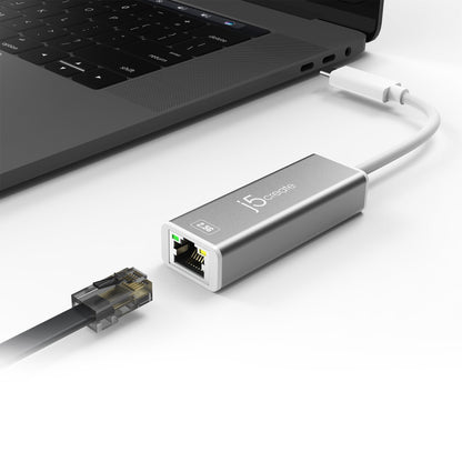 J5create USB-C to 2.5G Ethernet Adapter - JCE145