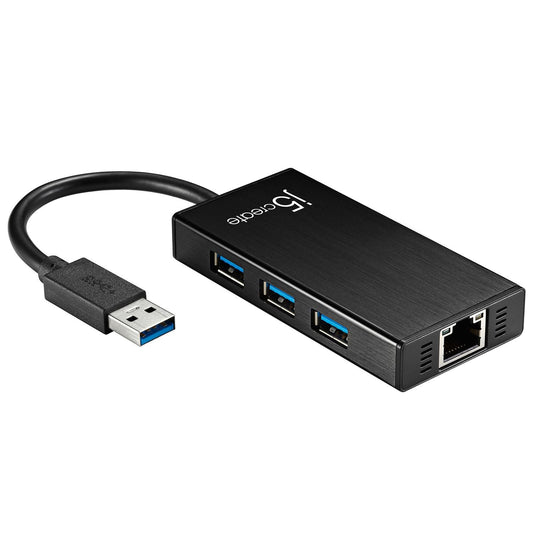J5create USB 3.0 Multi-Adapter Gigabit Ethernet / 3-Port USB 3.0 HUB - JUH470