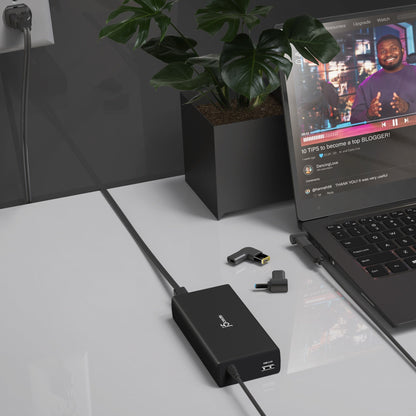 J5create 100W PD USB-C Super Charger with 6 Types of DC Connector - JUP2290DC