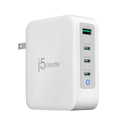 J5create 130W GaN USB-C 4-Port Charger - JUP43130