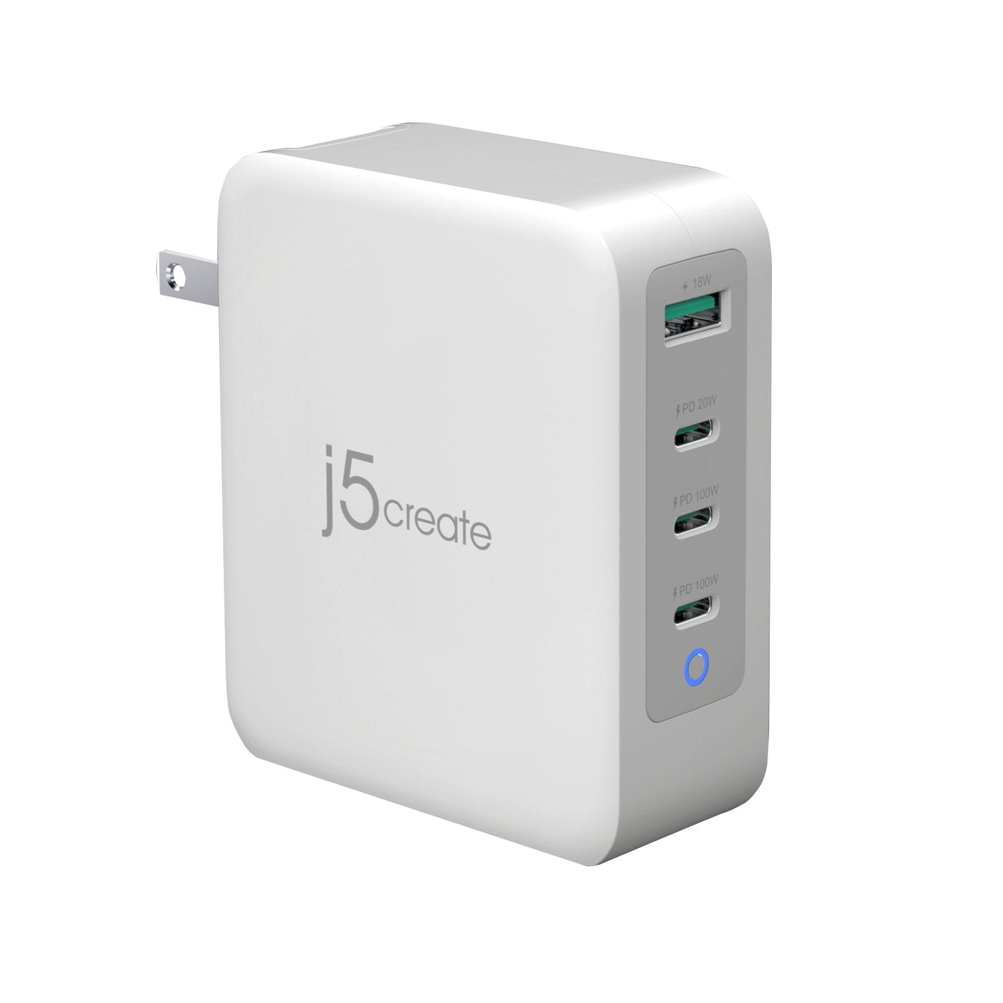 J5create 130W GaN USB-C 4-Port Charger - JUP43130