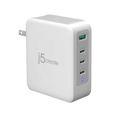 J5create 130W GaN USB-C 4-Port Charger - JUP43130