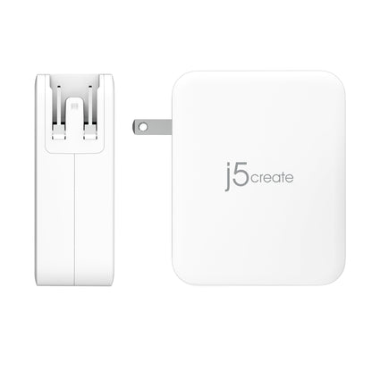 J5create 130W GaN USB-C 4-Port Charger - JUP43130