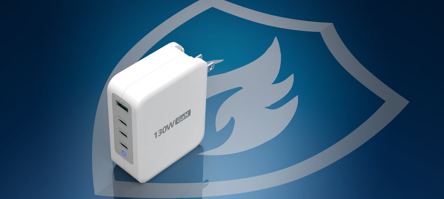J5create 130W GaN USB-C 4-Port Charger - JUP43130