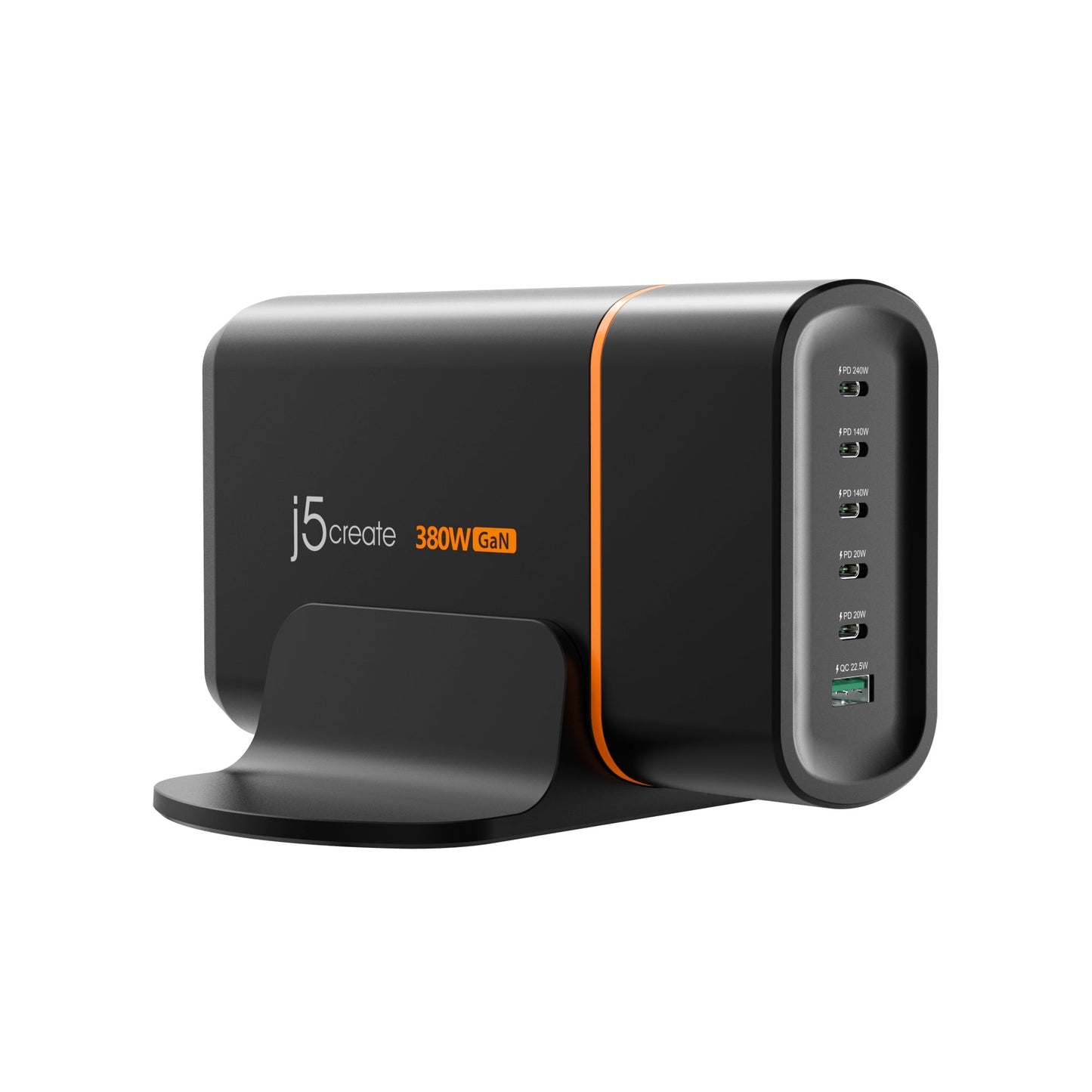 J5create 380W GaN USB-C 6-Port Charger - JUP67380