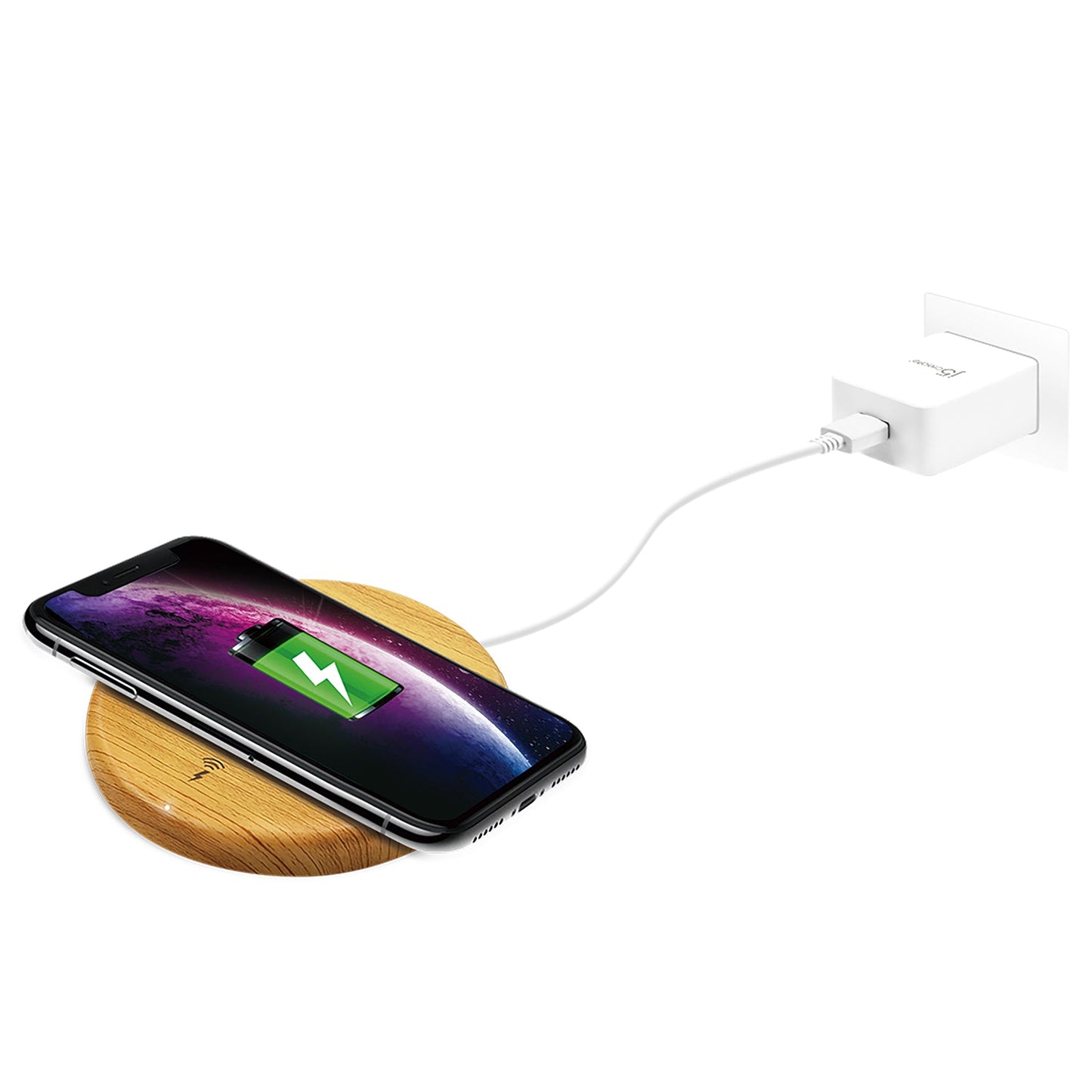 J5create Mightywave 10W Wireless Charger - JUPW1101W