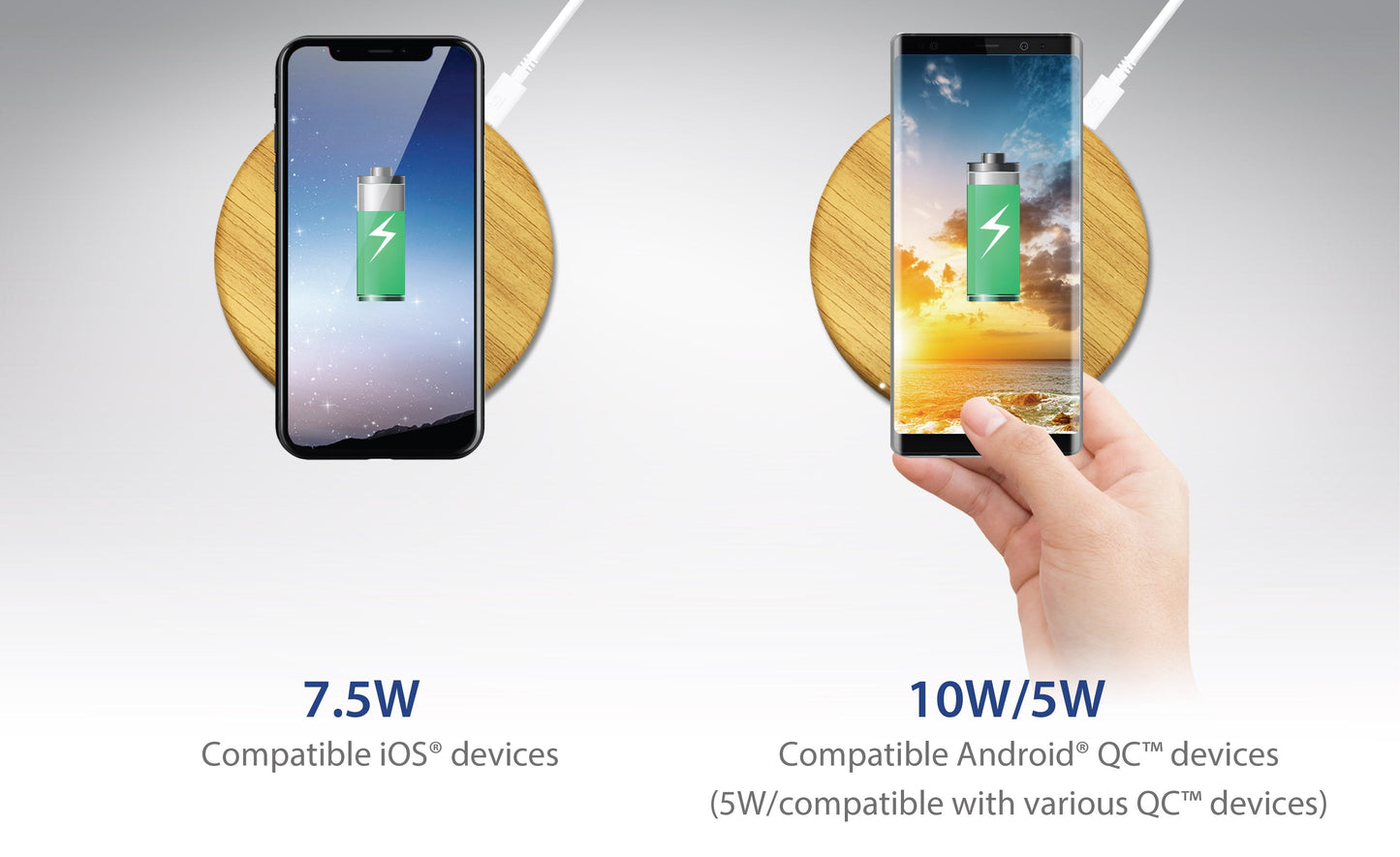 J5create Mightywave 10W Wireless Charger - JUPW1101W