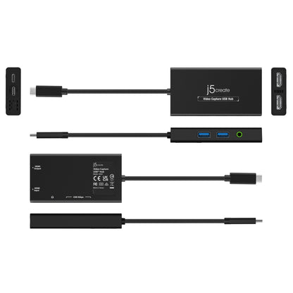 J5create Video Capture USB Hub - JVA01
