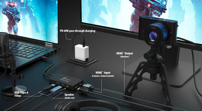 J5create Video Capture USB Hub - JVA01