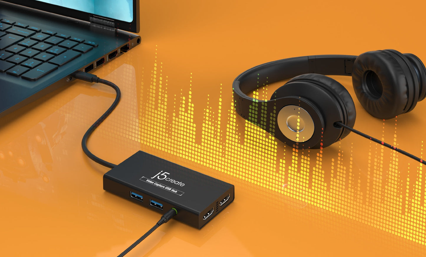 J5create Video Capture USB Hub - JVA01