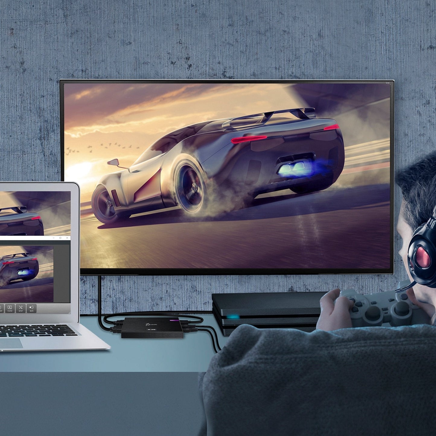 J5create HDMI to USB Type-C Game Capture Station - JVA04