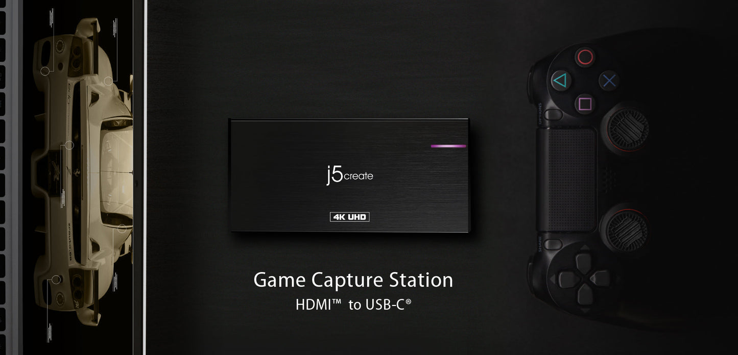 J5create HDMI to USB Type-C Game Capture Station - JVA04