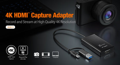 J5create 4K HDMI Capture Adapter - JVA11