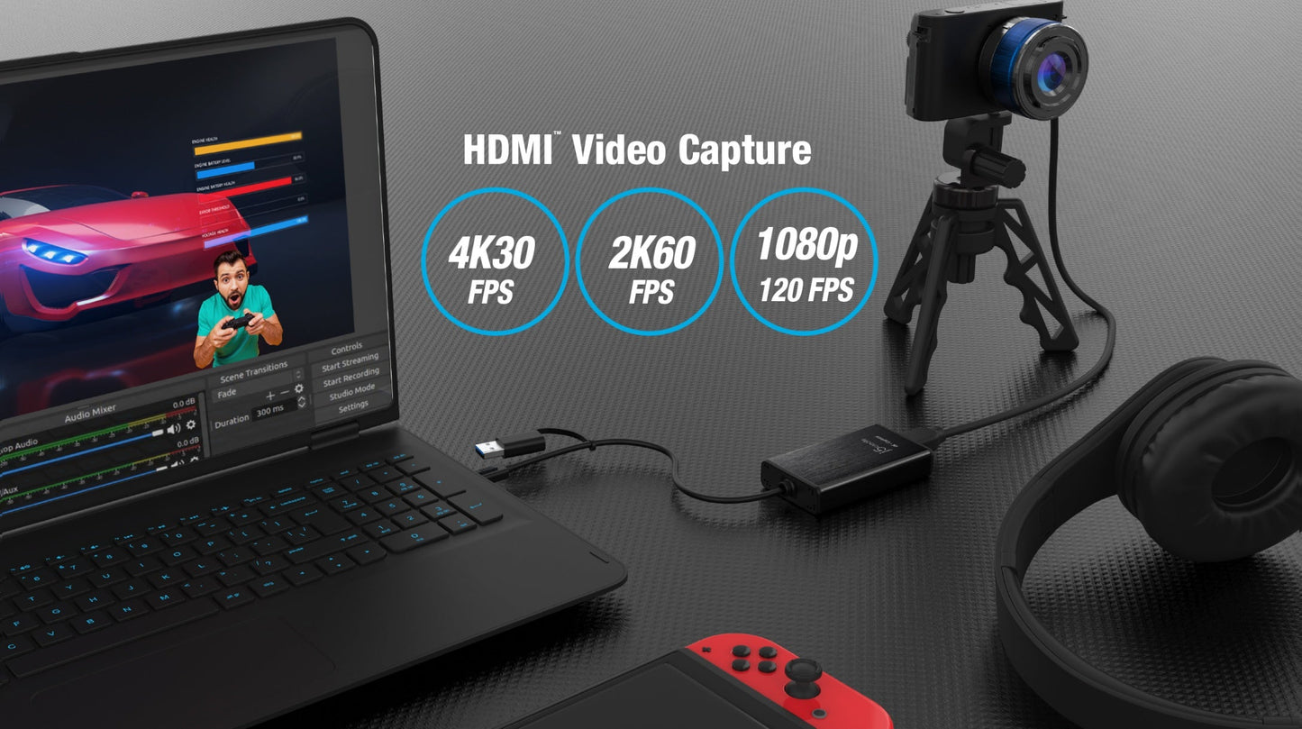J5create 4K HDMI Capture Adapter - JVA11