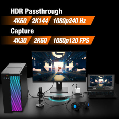 J5create 4K Game Capture Station - JVA14