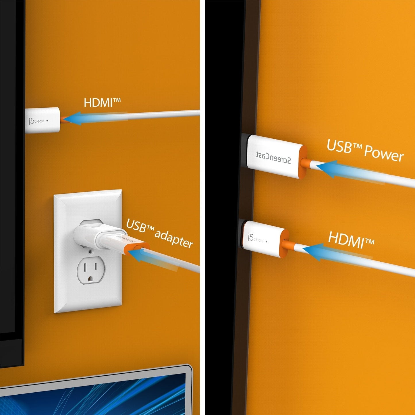 J5create ScreenCast Wireless Display Adapter - JVAW56