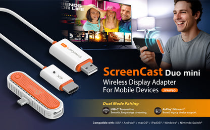 J5create ScreenCast Mini Duo - JVAW60